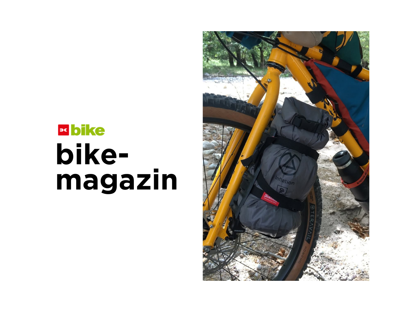 Review im Bike Magazin: Zenbivy Light Quilt für Bikepacking