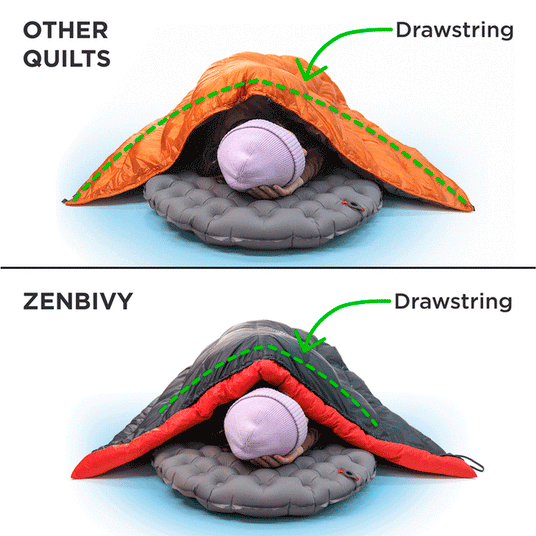 Kylie Curve | Zenbivy Sleeping Bag Systems