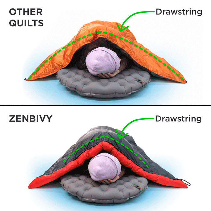 Kylie Curve | Zenbivy Sleeping Bag Systems