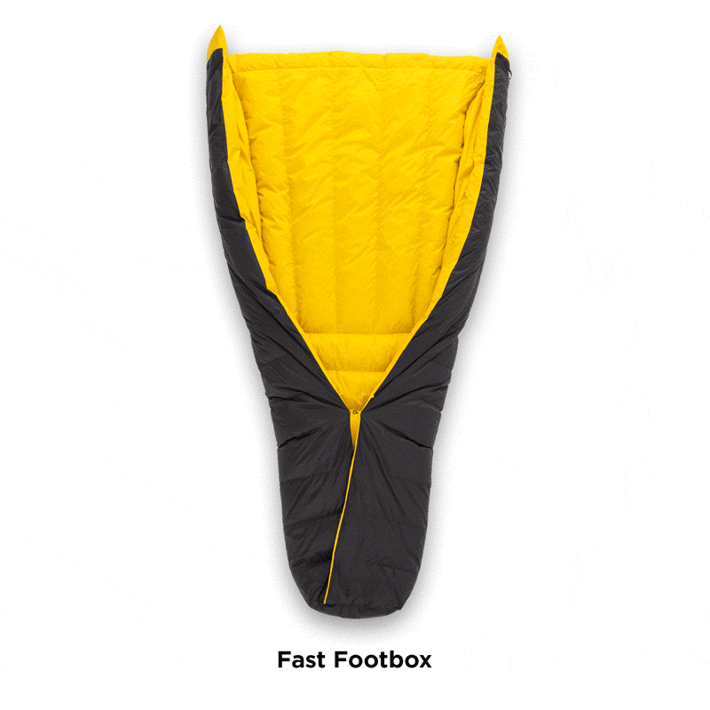 Fast & Light yellow I Zenbivy Sleeping Bag Systems