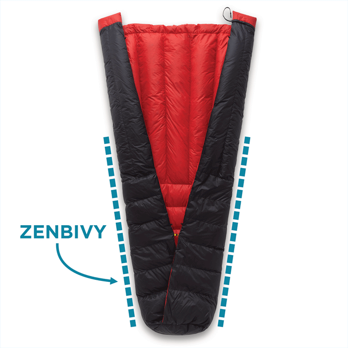 Semi rectanuglar design | Zenbivy Sleeping Bag Systems
