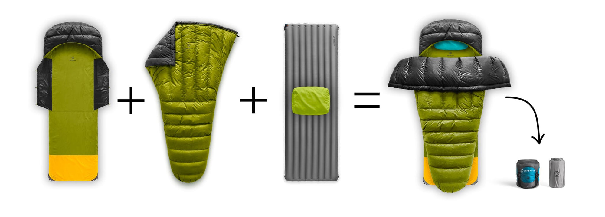 Light Bed I Zenbivy Outdoor Quilts, Mattresses & Sleeping Bag Systems