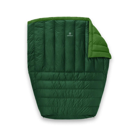 Core Bed Double Quilt Green| Zenbivy Sleeping Bag Systems