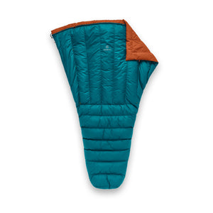 Core Bed Synthetic Teal Clay | Zenbivy Sleeping Bag Systems