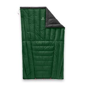 Light Bed 2025 Quilt black/forest | Zenbivy Sleeping Bag Systems