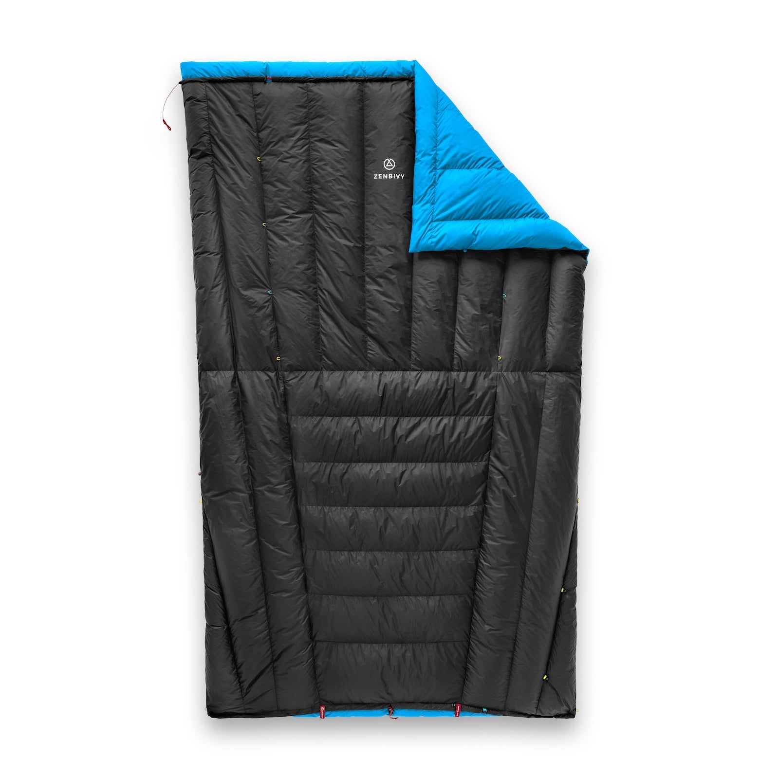 Light Bed 2025 Quilt black/burgundy| Zenbivy Sleeping Bag Systems