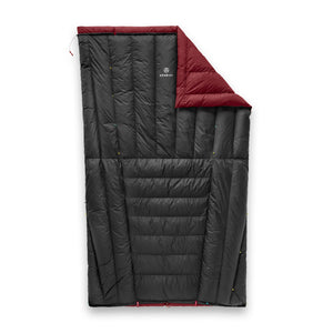 Light Bed 2025 Quilt black/burgundy | Zenbivy Sleeping Bag Systems