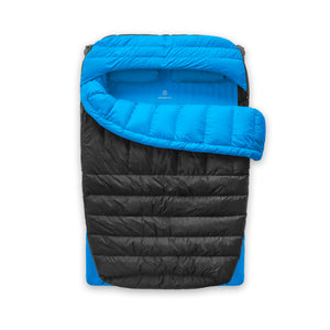 Light Bed Double blue black | Zenbivy Sleeping Bag Systems