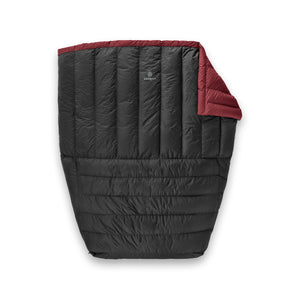 Light Quilt Double burgundy black | Zenbivy Sleeping Bag Systems