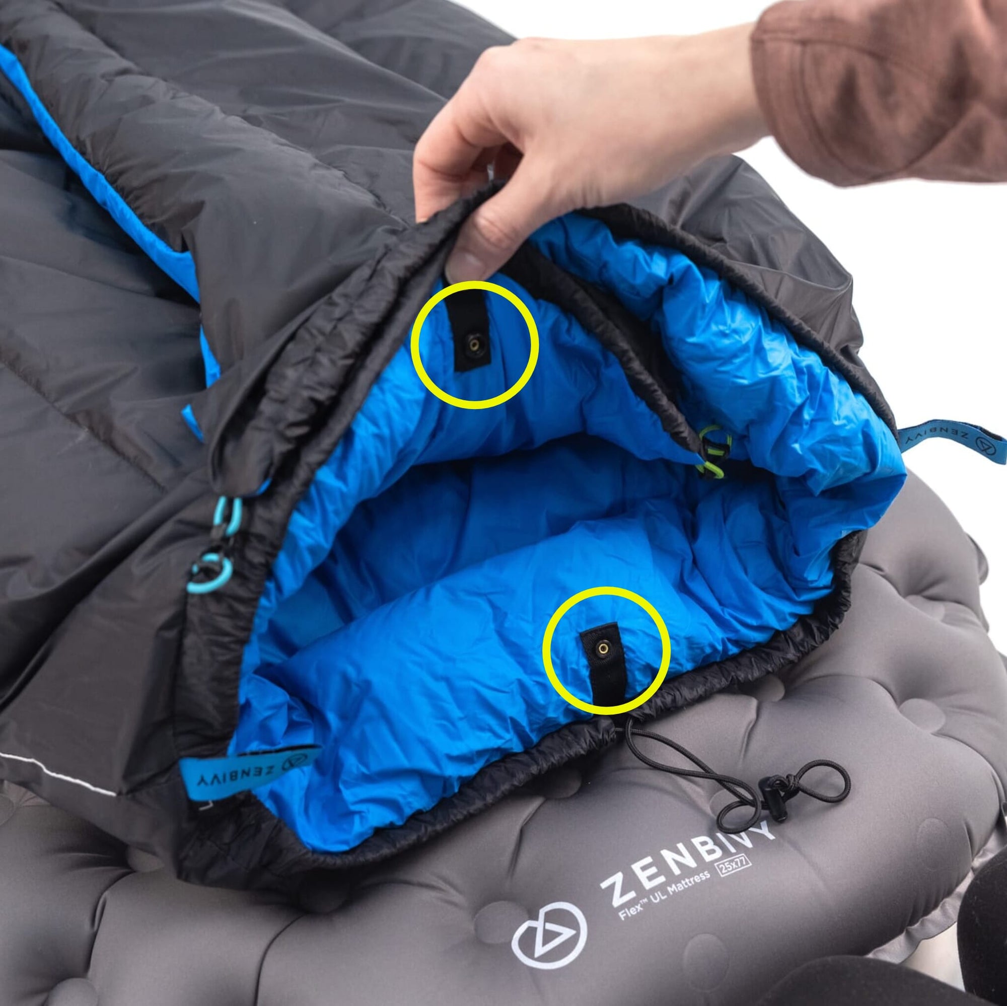 Owners Manual Convertible Footbox | Zenbivy Sleeping Bag Systems