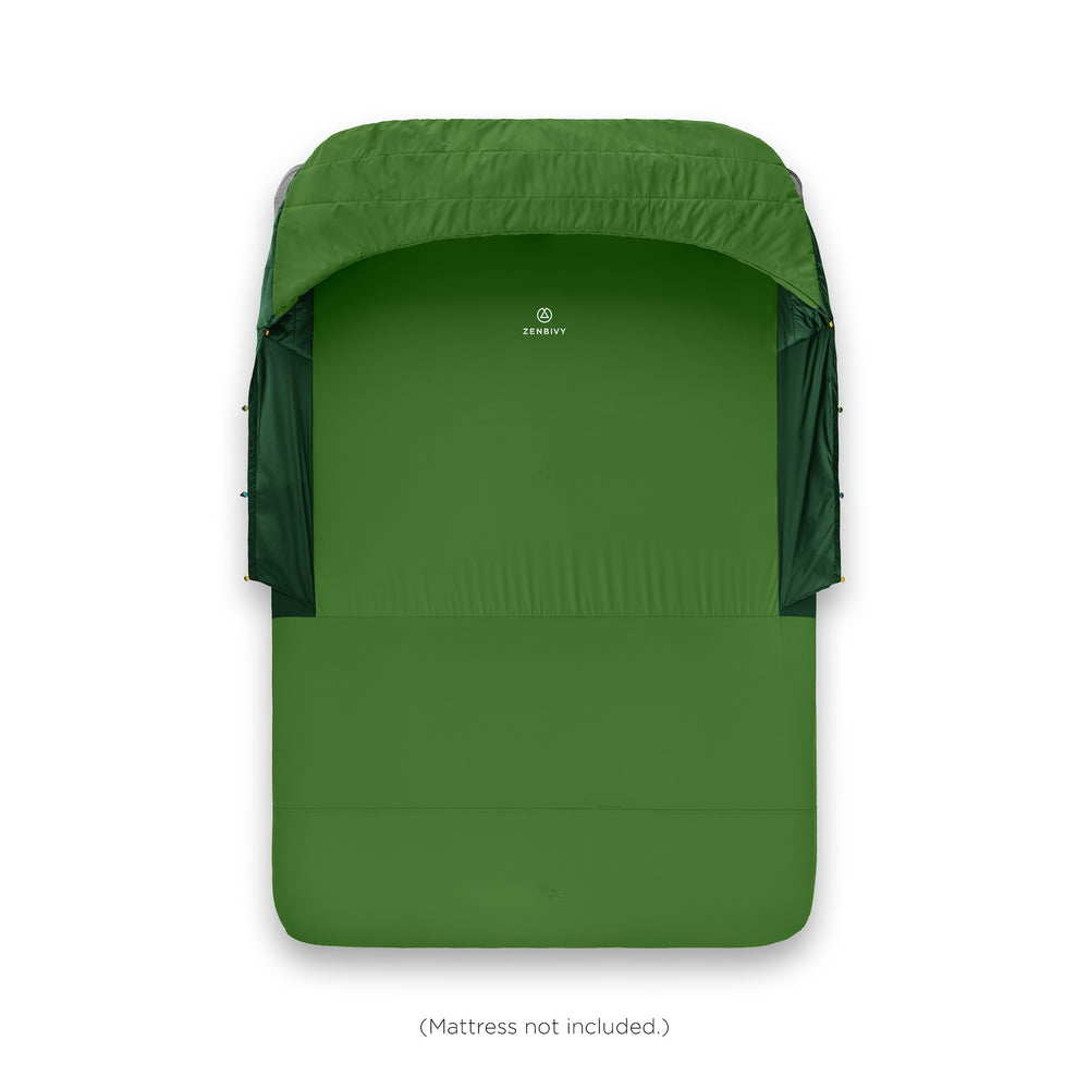 Core Bed Double Sheet Green| Zenbivy Sleeping Bag Systems